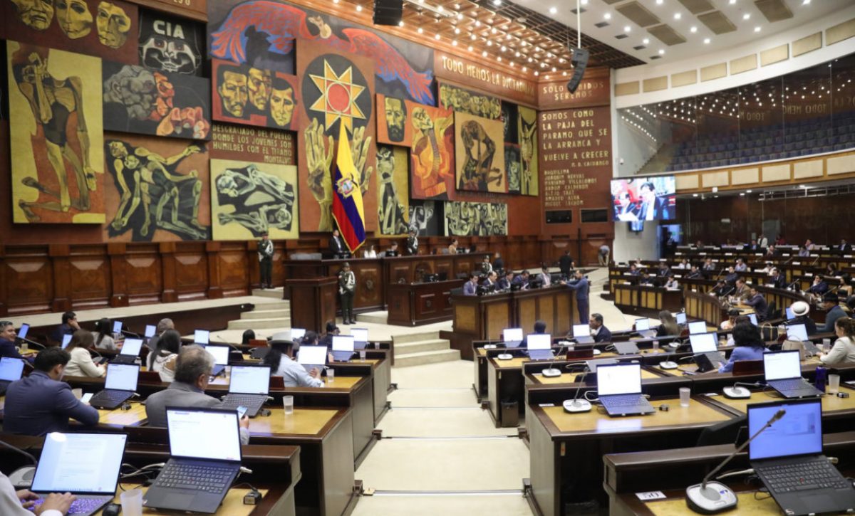 Asamblea abre debate a resoluciones sobre violencia política, agua y hospital antes de suspender sesión. FOTO: @AsambleaEcuador.