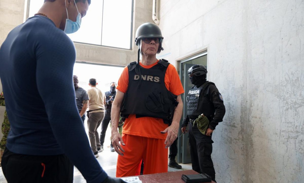 El exvicepresidente Jorge Glas fue trasladado a la Cárcel del Encuentro, este lunes 10 de noviembre.