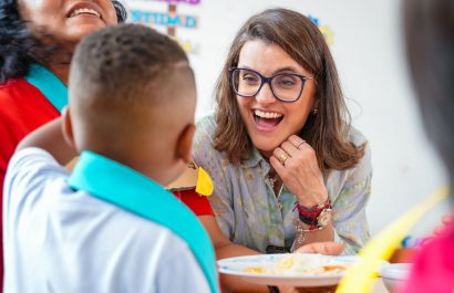 Daniel Noboa nombra a María José Pinto delegada presidencial para combatir desnutrición crónica infantil. FOTO: @Vice_EC.