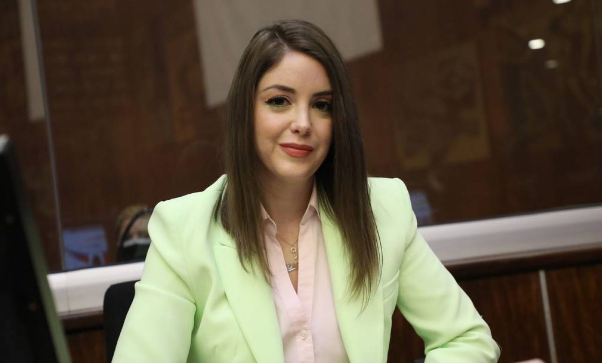 La asambleísta de la Revolución Ciudadana (RC), Mónica Palacios.