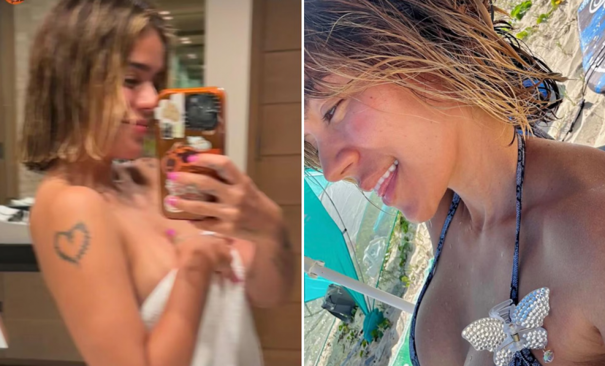 Karol G lució su cabello corto.