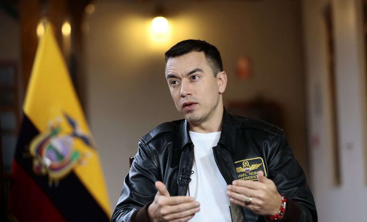 Gabriela Sommerfeld aclaró por qué la agenda confidencial de Daniel Noboa en Estados Unidos se manejó bajo criterios de seguridad del Estado.