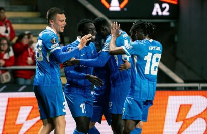 Genk derrota 3-4 a Braga de visita con gol decisivo de Yaimar Medina