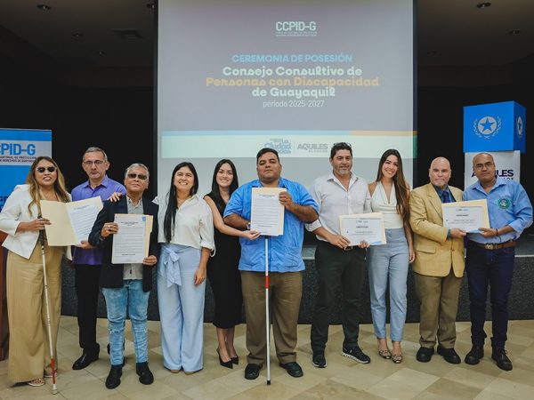 Guayaquil consolidó la participación ciudadana con la posesión oficial del Consejo Consultivo de Personas con Discapacidad