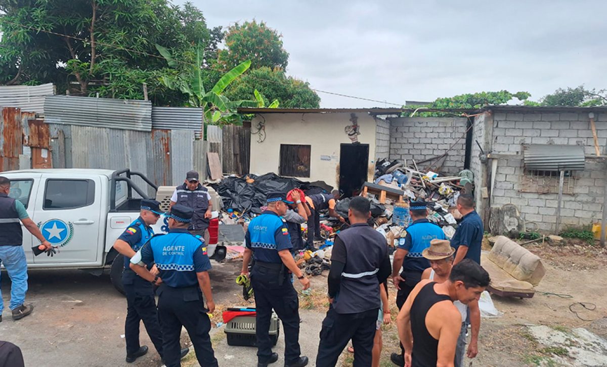 Un predio convertido en depósito de desechos en Guayaquil fue intervenido por el Municipio, recuperando el espacio público.