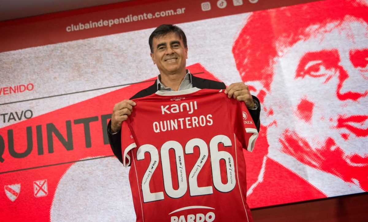 Gustavo Quinteros desde este lunes asume como DT de Independiente de Avellaneda.