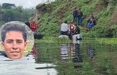 Hallan cuerpo de uno de los estudiantes de la UTM que naufragó en la represa de Río Grande de Chone, Manabí.