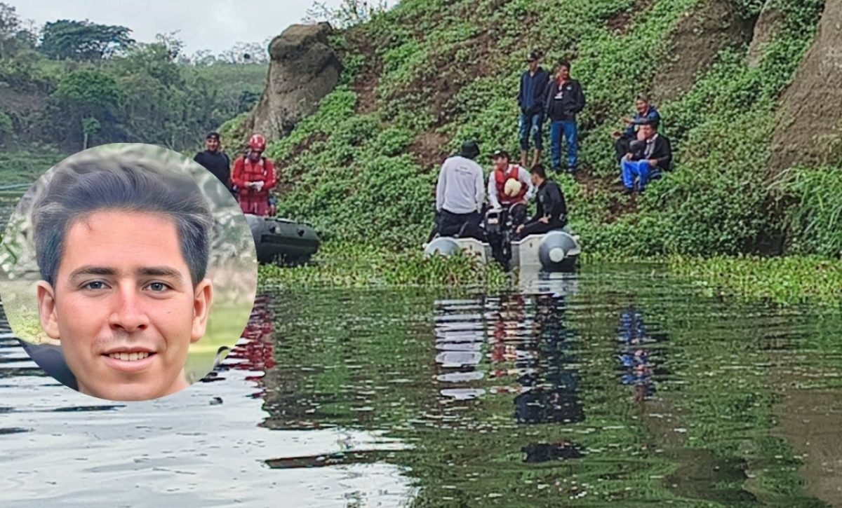 Hallan cuerpo de uno de los estudiantes de la UTM que naufragó en la represa de Río Grande de Chone, Manabí.