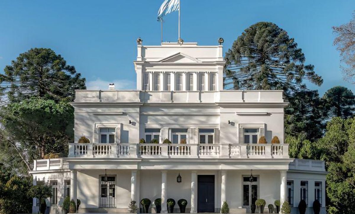 La Quinta de Olivos funciona como residencia oficial y centro de actividades del presidente Javier Milei.