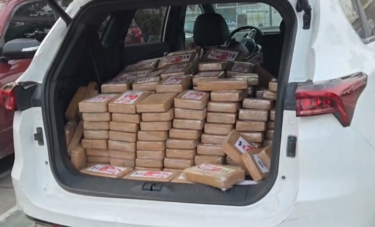 Hallazgo de 328 bloques de droga en un carro, decomiso de armas y mercadería robada entre resultados de operativo Apolo 33