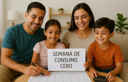 Hogares adoptan semanas de consumo cero para reducir gastos mensuales. FOTO: ChatGPT (Inteligencia Artificial).
