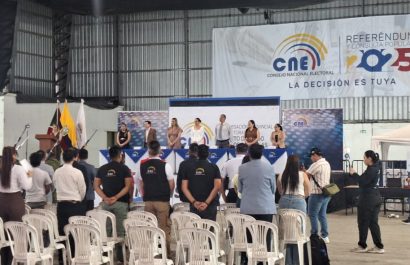 Inauguran el Referéndum y Consulta Popular 2025 en Santo Domingo con amplio despliegue de seguridad