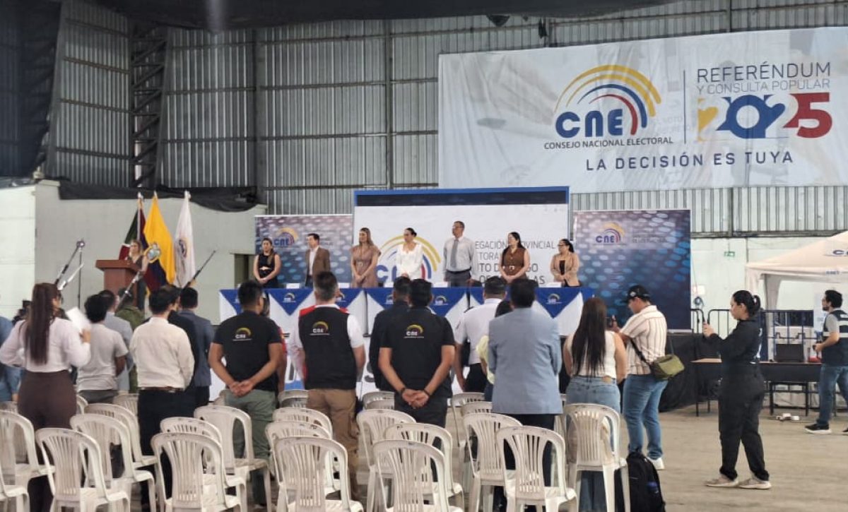 Inauguran el Referéndum y Consulta Popular 2025 en Santo Domingo con amplio despliegue de seguridad