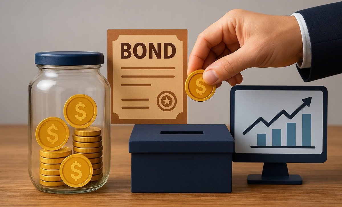 Inversión para principiantes: ahorro programado, bonos y fondos indexados ganan terreno. FOTO: Inteligencia Artificial (ChatGPT).