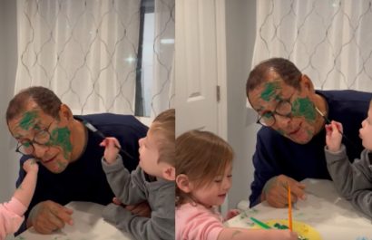 Ivo Uquillas, escultor manabita, protagoniza un divertido video con sus nietos y enternece las redes sociales.