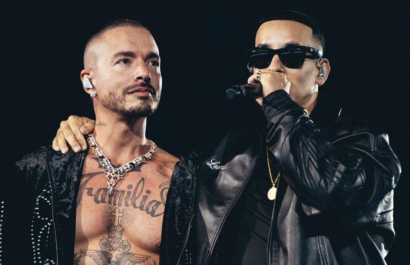J Balvin estuvo acompañado de varias estrellas de la música urbana en su concierto en Medellín, como Daddy Yankee.