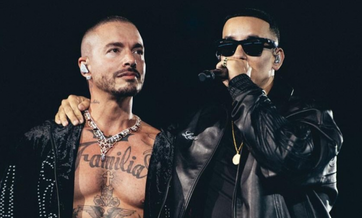 J Balvin estuvo acompañado de varias estrellas de la música urbana en su concierto en Medellín, como Daddy Yankee.