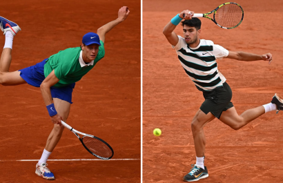 Jannik Sinner y Carlos Alcaraz se miden por el título en Roland Garros.