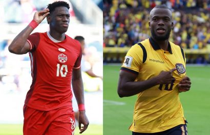 Jonathan Davis en Canadá y Enner Valencia en Ecuador serán titulares esta noche.