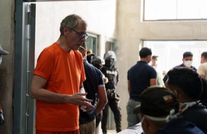 Jorge Glas fue trasladado a la cárcel El Encuentro, según anunció el Presidente Daniel Noboa. (Daniel Noboa)