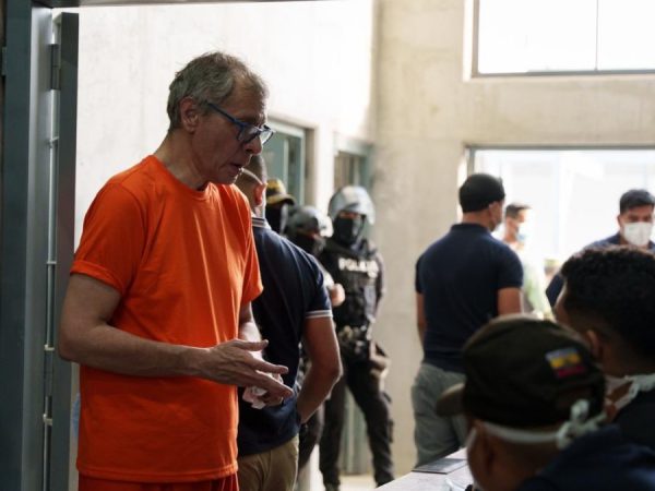 Jorge Glas fue trasladado a la Cárcel del Encuentro, anunció el Presidente Daniel Noboa. FOTO: @DanielNoboaOk.