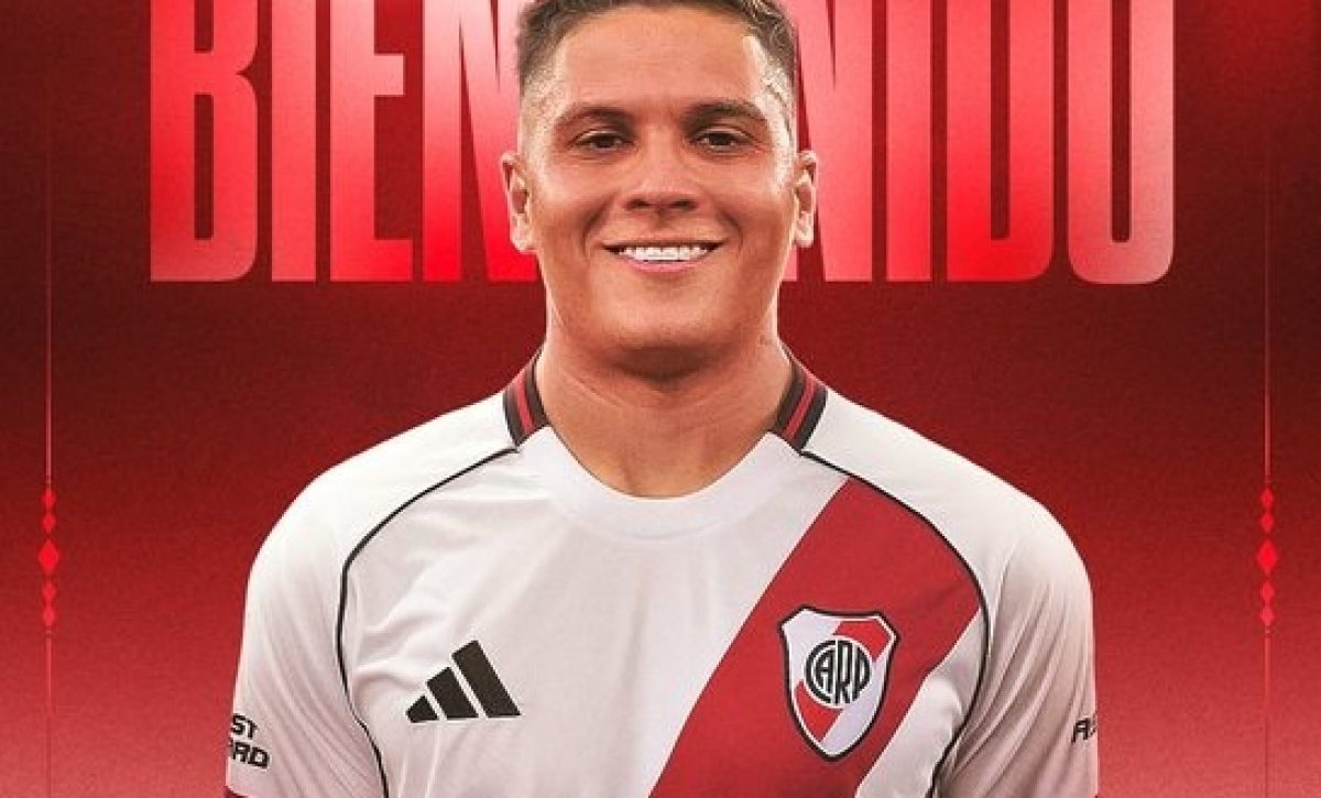 Juan Fernando Quintero vuelve a River Plate con un contrato hasta el 2026