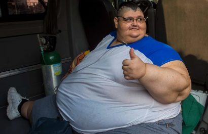 Juan Pedro Franco, el mexicano que en 2017 obtuvo el récord Guinness como el hombre más obeso del mundo al registrar cerca de 595 kilogramos,