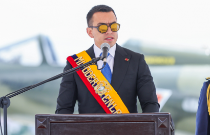 El presidente de Ecuador, Daniel Noboa.