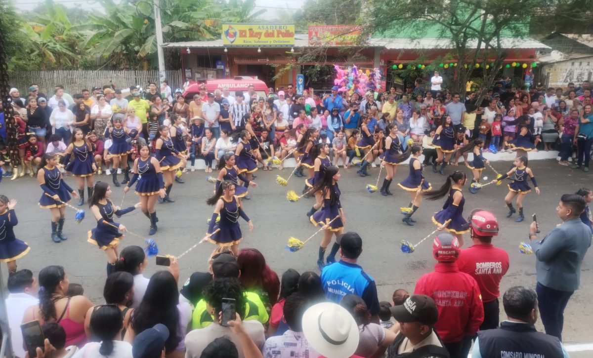 Estudiantes de varios planteles educativos participaron en el tradicional desfile.
