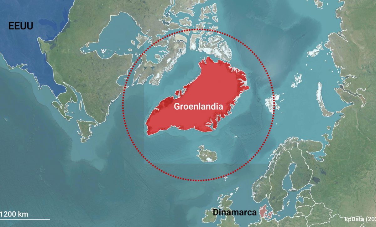 Groenlandia es la isla más grande del mundo y un territorio autónomo bajo la soberanía del Reino de Dinamarca.