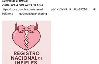 La Superintendencia de Protección de Datos de Ecuador (SuperDatos) anunció que inició una investigación de oficio por el “Registro Nacional de Infieles”