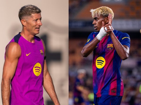 La UEFA multa a los jugadores del FC Barcelona Lamine Yamal y Robert Lewandowski por infringir el protocolo antidopaje