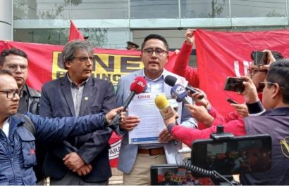 La UNE reacciona ante los recientes anuncios del Gobierno sobre las medidas para combatir la inseguridad en planteles educativos. FOTO: UNE.