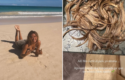 Karol G compartió fotos de su nuevo corte de cabello.