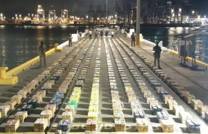 Las autoridades de Panamá incautaron 13,5 toneladas de cocaína, valoradas en unos 200 millones de dólares en el mercado internacional.