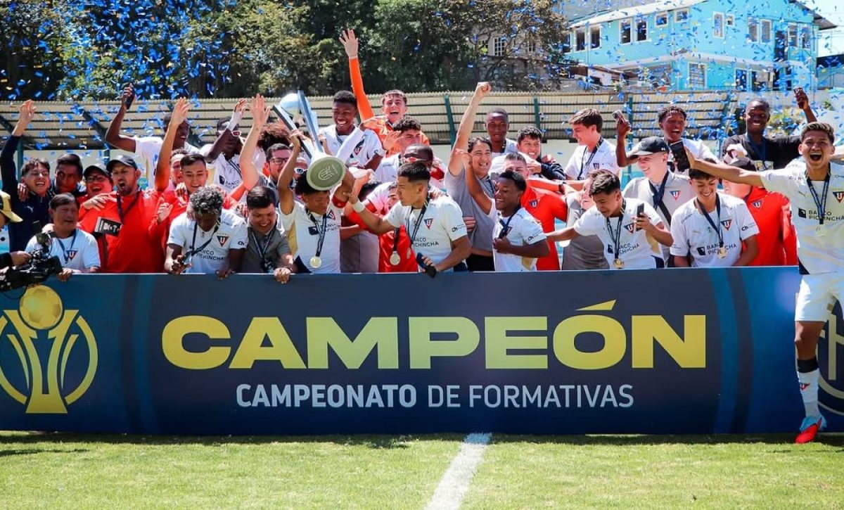 Liga de Quito quedó campeón nacional de la categoría Sub-19 en Ecuador.