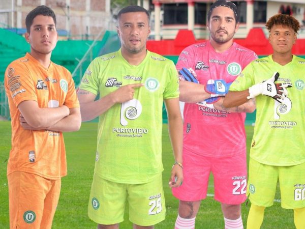 Los arqueros que forman parte de Liga de Portoviejo.