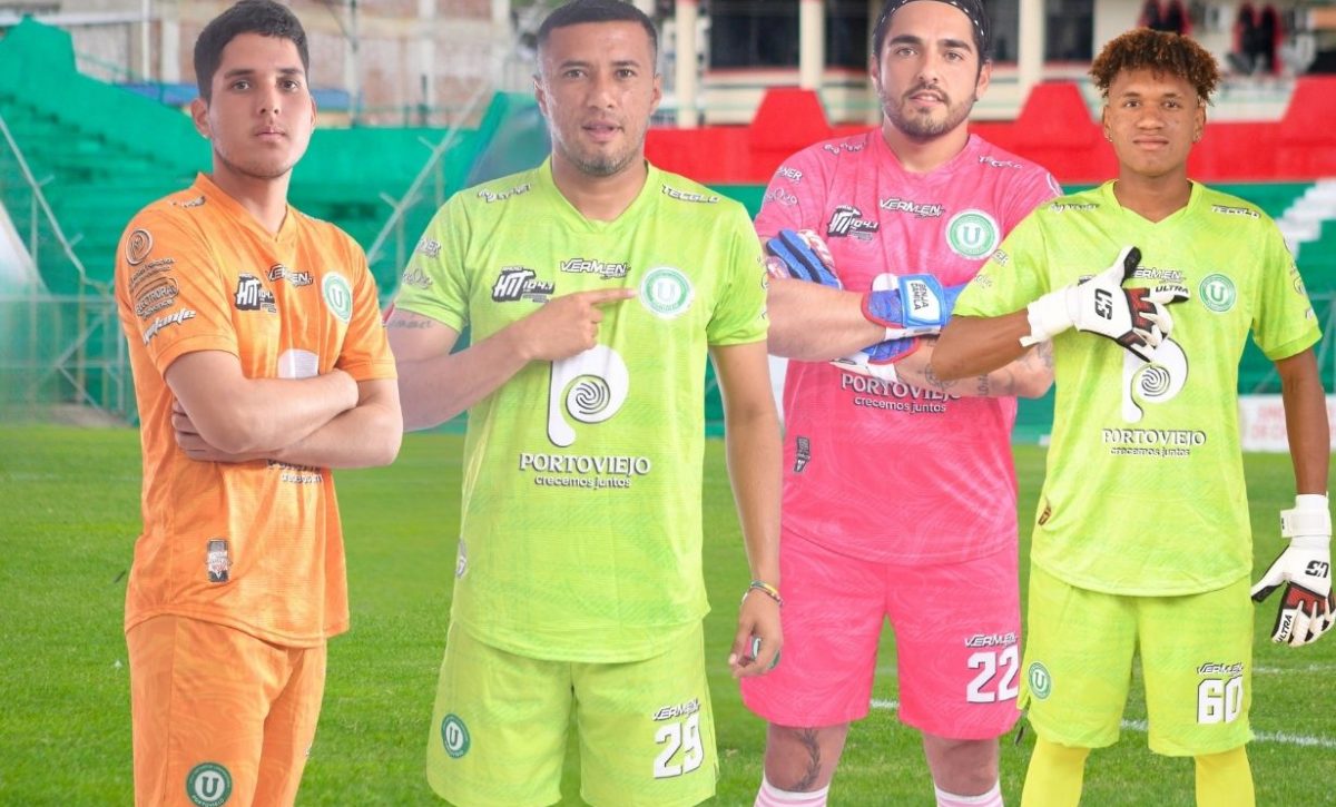 Los arqueros que forman parte de Liga de Portoviejo.