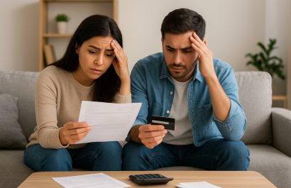 Los créditos rápidos, los préstamos informales y los pagos mínimos provocan un aumento del endeudamiento en jóvenes ecuatorianos. FOTO: ChatGPT (Inteligencia Artificial).