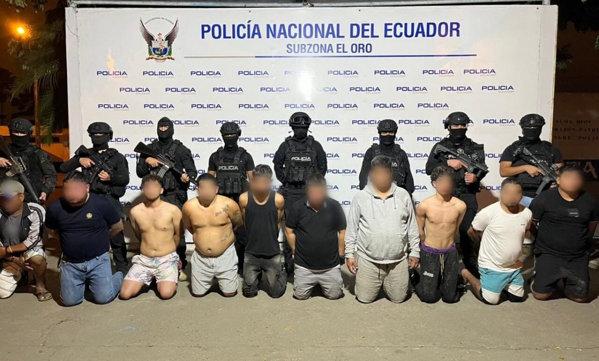 Los detenidos quedaron a disposición de las autoridades judiciales.