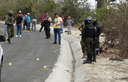 Los dos cuerpos fueron hallados en la Ruta del Choclo.