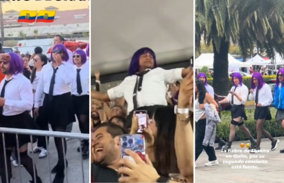 Los hombres se roban los reflectores durante los conciertos de Shakira en Ecuador