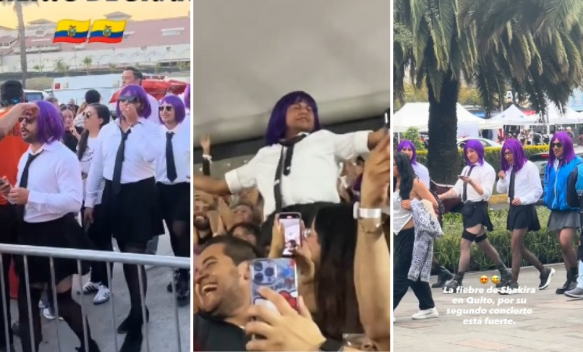 Los hombres se roban los reflectores durante los conciertos de Shakira en Ecuador