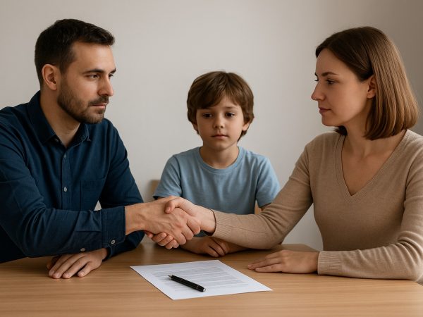 Los padres deben organizar los gastos compartidos de los hijos para evitar conflictos financieros. FOTO: Inteligencia Artificial (ChatGPT).