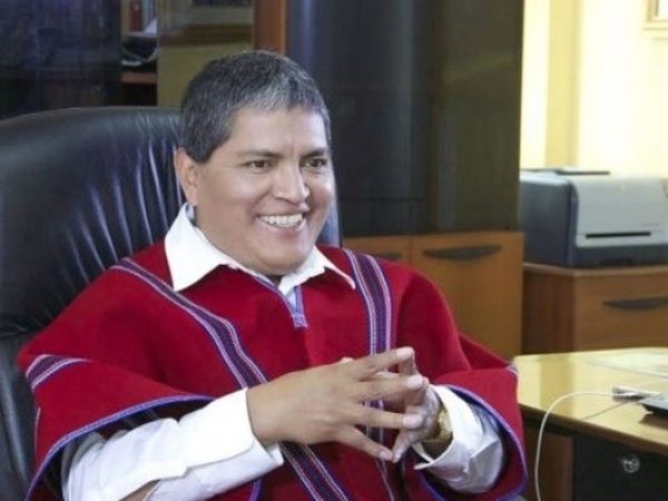 Luis Chango, presidente vitalicio de Mushuc Runa.