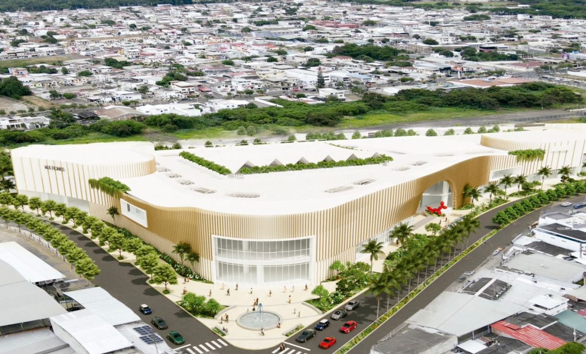 Este es el diseño que tendrá el moderno centro comercial que se construirá en Portoviejo.