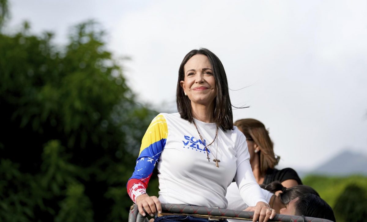 (Foto de ARCHIVO)
María Corina Machado

REMITIDA / HANDOUT por CABILDO DE TENERIFE
Fotografía remitida a medios de comunicación exclusivamente para ilustrar la noticia a la que hace referencia la imagen, y citando la procedencia de la imagen en la firma
31/10/2025