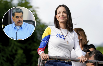 María Corina Machado señala a Nicolás Maduro por negarse a dejar el poder.
