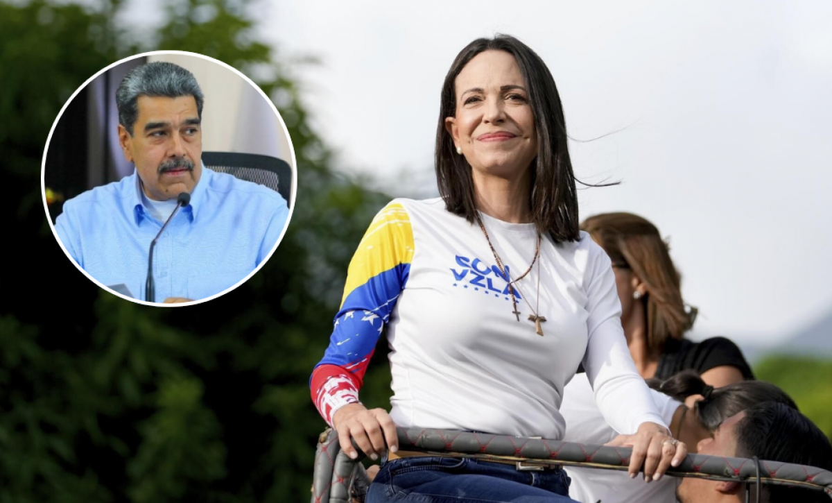 María Corina Machado señala a Nicolás Maduro por negarse a dejar el poder.