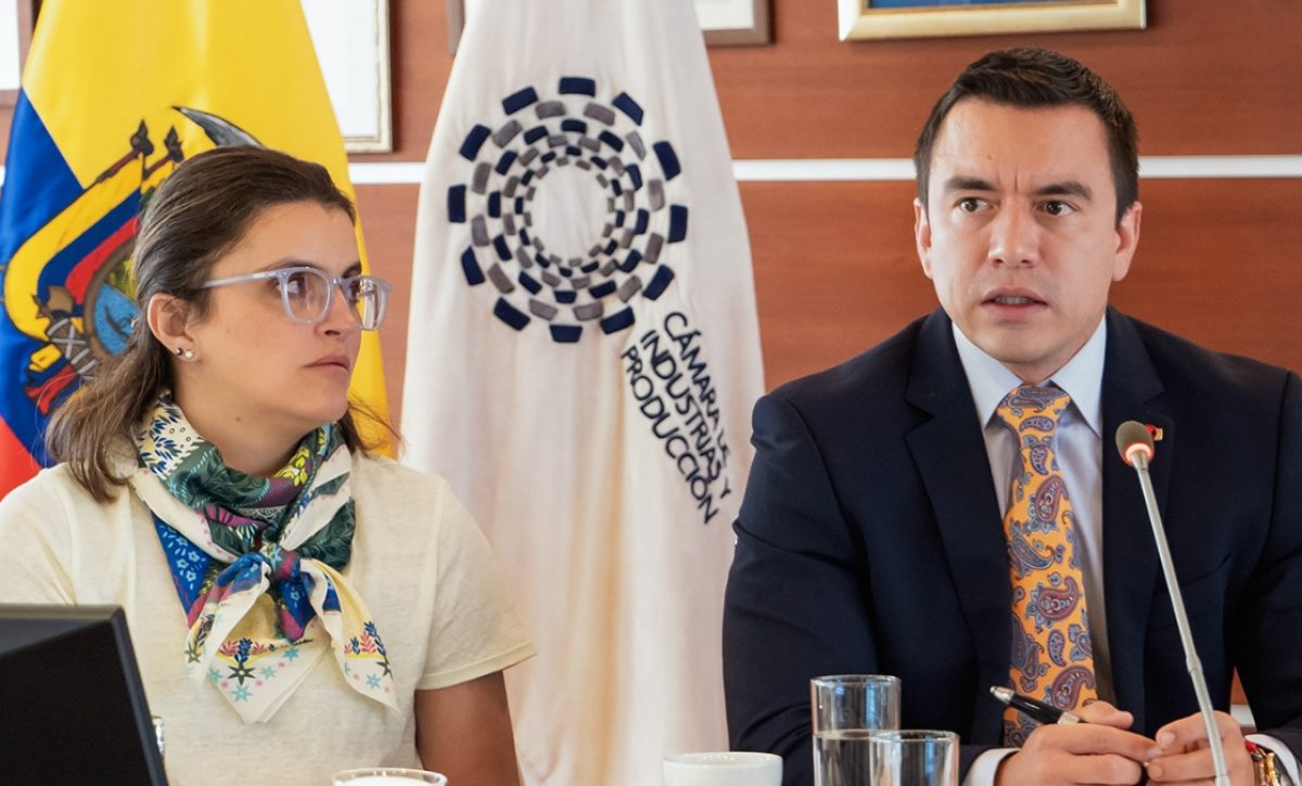 María José Pinto asume la Presidencia en un Ecuador blindado por decreto de estado de excepción y récord en violencia.